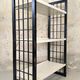 Vintage shelf in black and white wood
