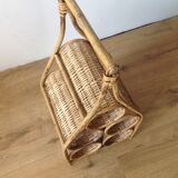 Rattan bottle locker