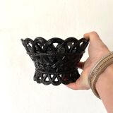 Pot en opaline noire