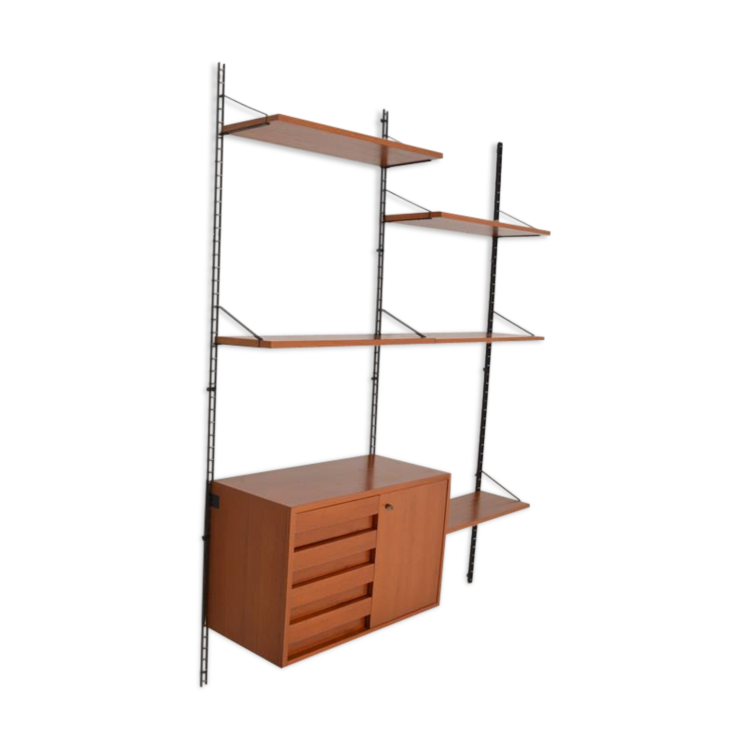 Modular Italian wall shelf, dating from the 60s