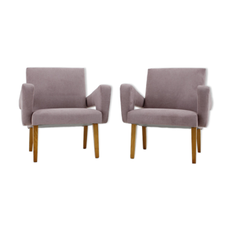 1960s Pair of Design Armchairs, Czechoslovakia