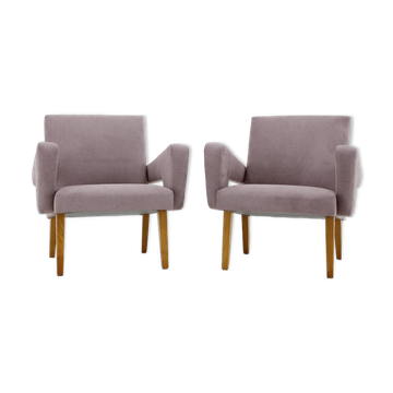 1960s Pair of Design Armchairs, Czechoslovakia