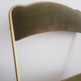 Velvet folding chair