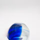 Murano Sommerso Two-Coloured Cobalt Blue Vase Sculpture