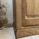 Large row of solid oak loom sliding doors