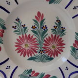 3 signed HB floral hollow plates