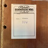 Scandinavian floating sideboard 1960