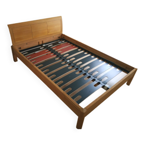 Lit seltz en hêtre massif étuvé