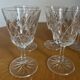 Set of 6 Vmc Cristal de Reims Harlequin glasses