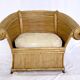 Fauteuil vintage en rotin