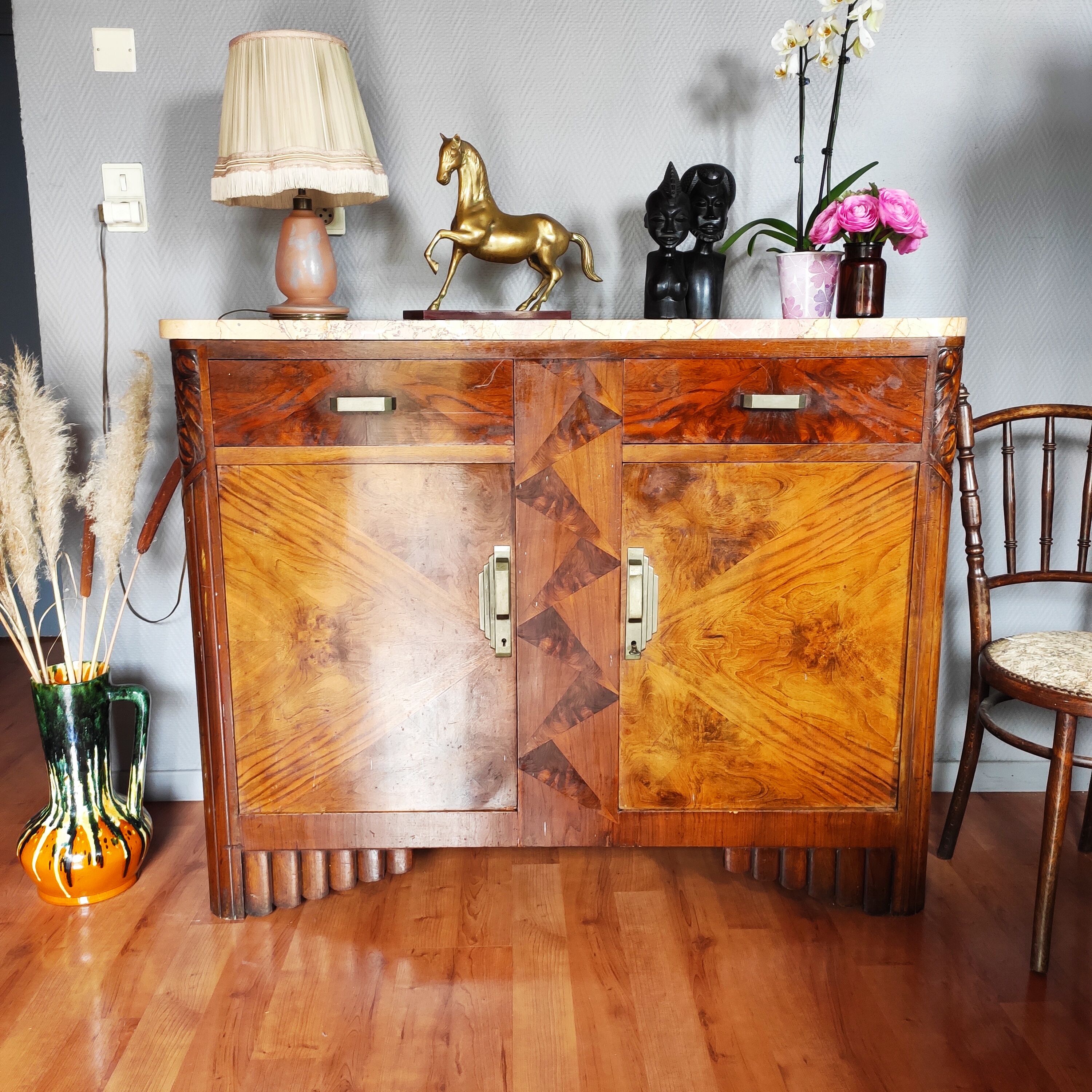 Antique art deco buffet