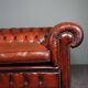 Chesterfield sofa 2.5 seater cowhide leather