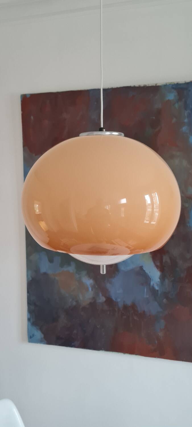 Meblo pendant light by Harvey Guzzini, 1970s