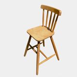Children's wooden high chair