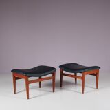 Finn juhl ottoman for france & son, denmark 1950