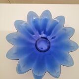 Coupelle en verre bleu