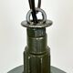 Suspension militaire industrielle en émail pétrole avec plateau en fonte d'aluminium, 1960s