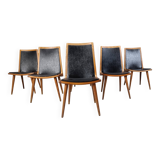Mid century italian dining chairs, set of 6 - 1950s