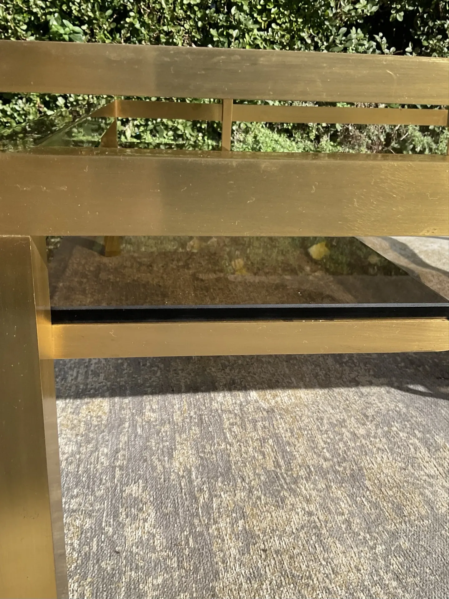 Large coffee table by Guy Lefèvre for Maison Jansen from the 1970s.
