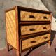 Vintage 1970s rattan chest of drawers