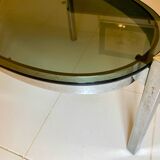 Table basse verre fumé