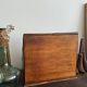 Small wooden mail storage unit