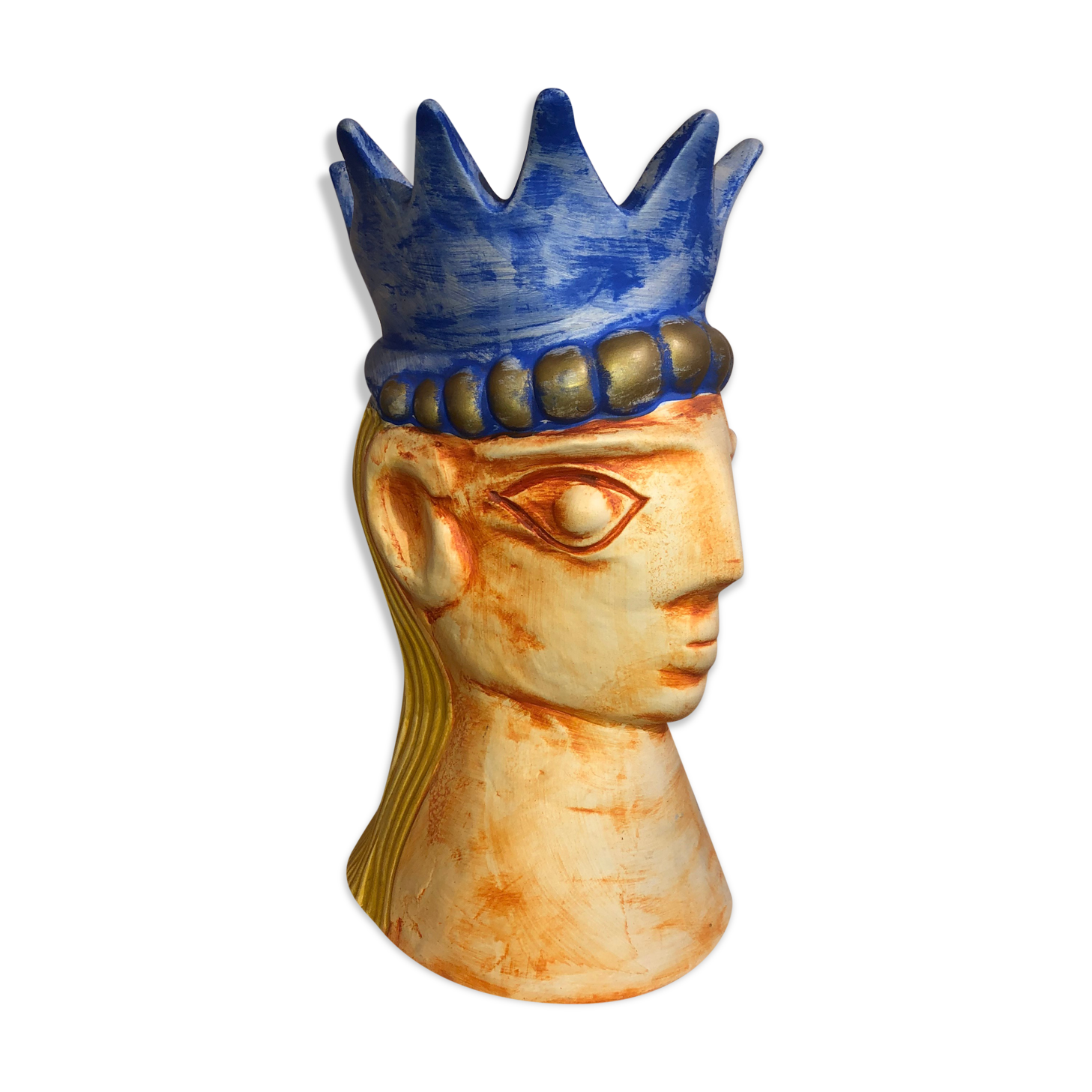 Vase head of a king Saint Clement
