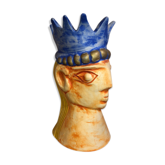 Vase tête d’un roi Saint Clément