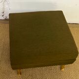 Vintage footrest pouf
