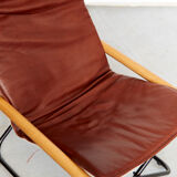 Takeshi Nii folding chair and ottoman "NychairX", 1970