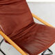 Takeshi Nii folding chair and ottoman "NychairX", 1970