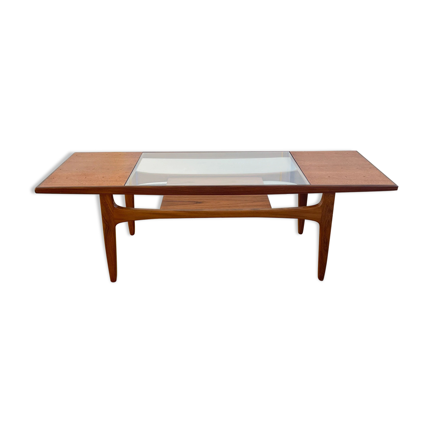 Coffee table Gplan teak & glass