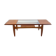 Coffee table Gplan teak & glass