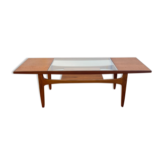 Coffee table Gplan teak & glass