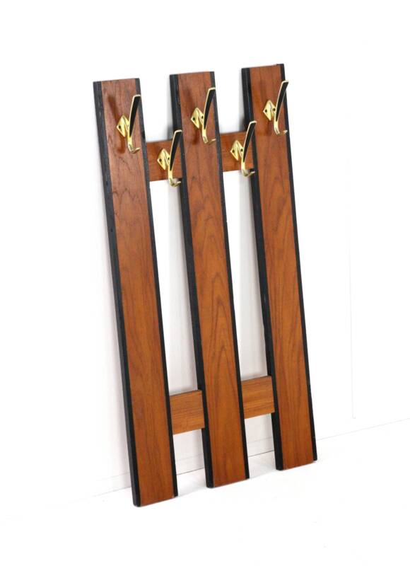 Wall coat rack 'Erika' - mid century modern - vintage