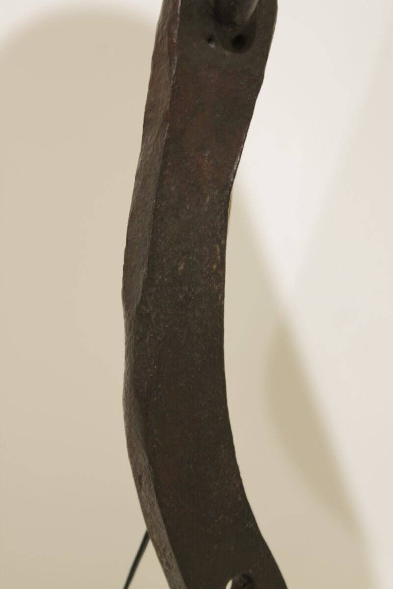 Wrought iron floor lamp attributed to Léopold Gest.