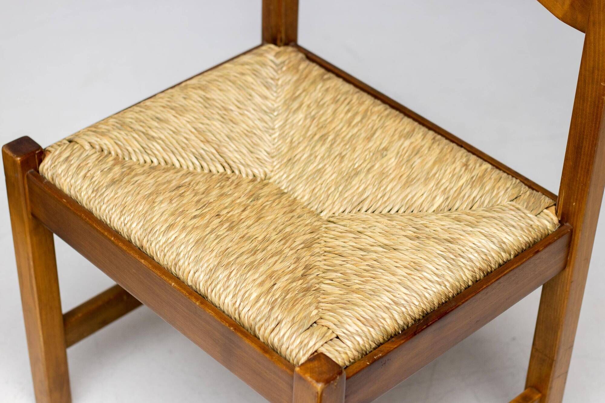 Set of four Torbecchia dining chairs by Giovanni Michelucci for Poltronova.