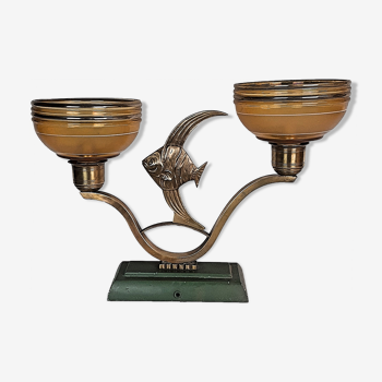 Lampe d'époque art deco de devignes lyon