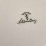 11 dessert plates in porcelain Space Age Schirnding Bavaria