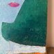 Portrait of a woman, modern abstract, oil on canvas signed 1992.