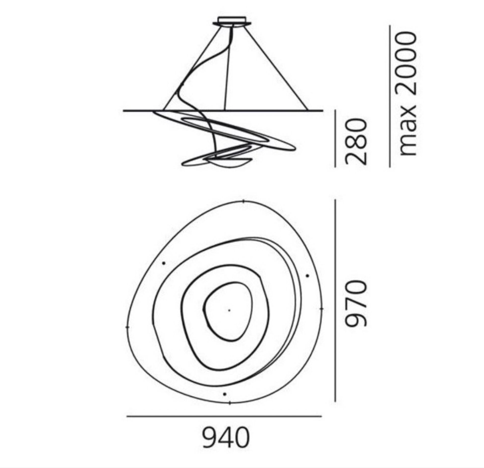 Lustre suspension - Artemide