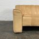Swiss extendable 2-seater camel leather DeSede DS-44, 1970s.