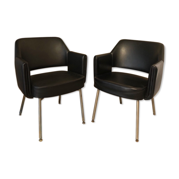 Paire de fauteuils Deauville par Marc Simon pour Airborne