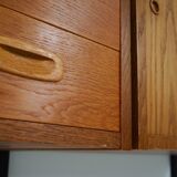 Oak system library, PS system, Danish design, 1960s, production: Rander