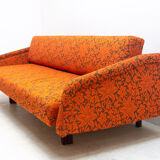 Canapé-lit pliant du milieu du siècle, années 1960, Tchécoslovaquie