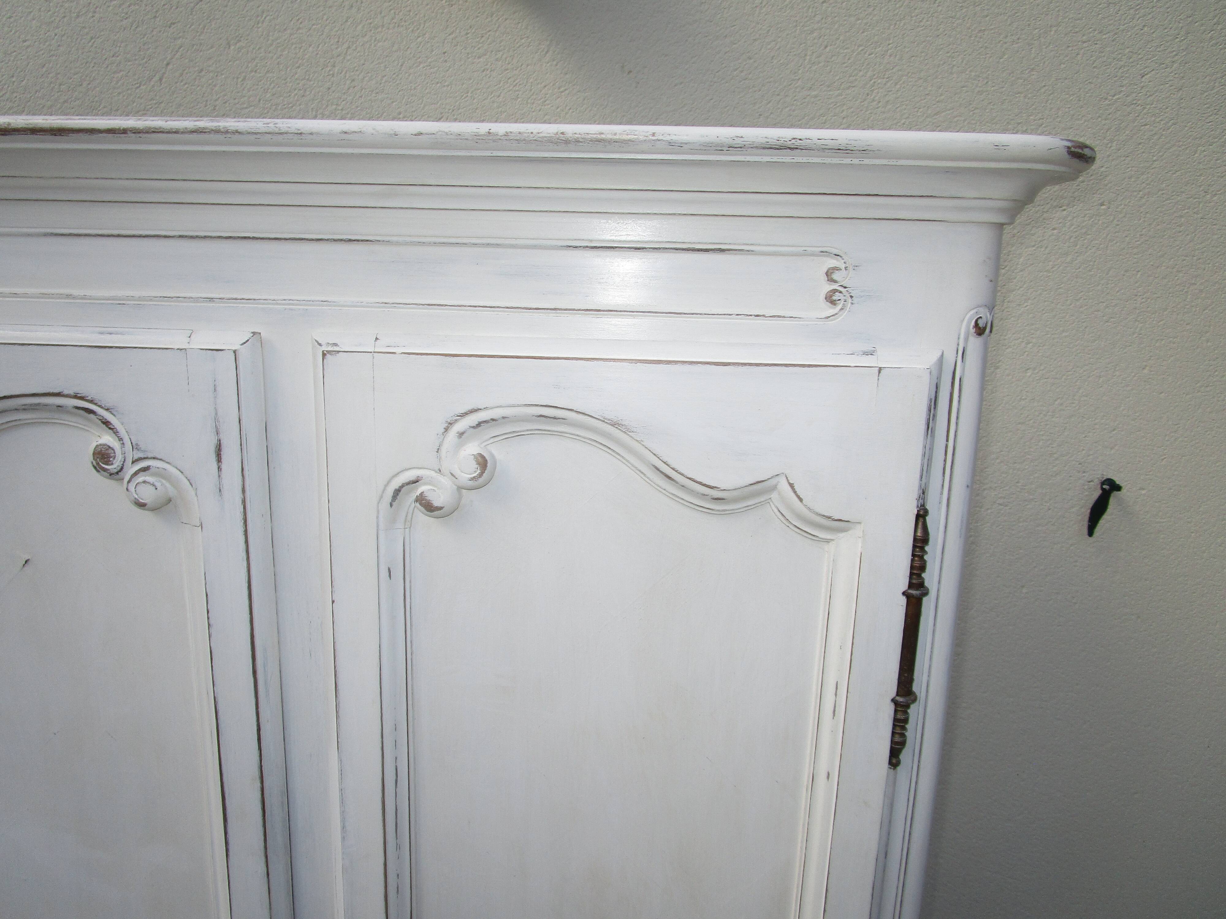 Small white wardrobe