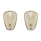 Set of 2 mid-century modern wall lamps