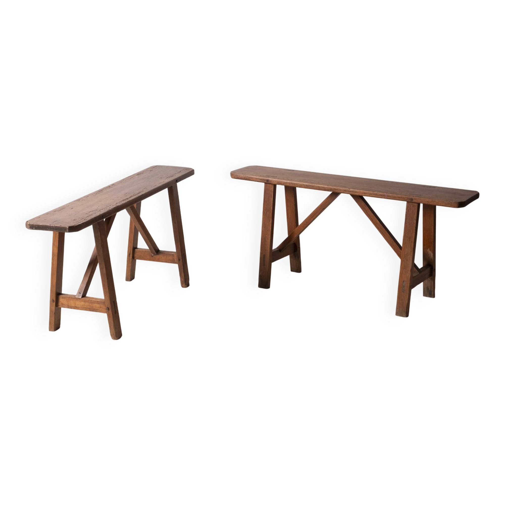 Pair of 19th Century French Benches