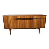 Mid-Century Retro Vintage Teak & Zebrano Wood Sideboard by Elliots of Newbu