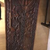 Carved Senegalese coffee table